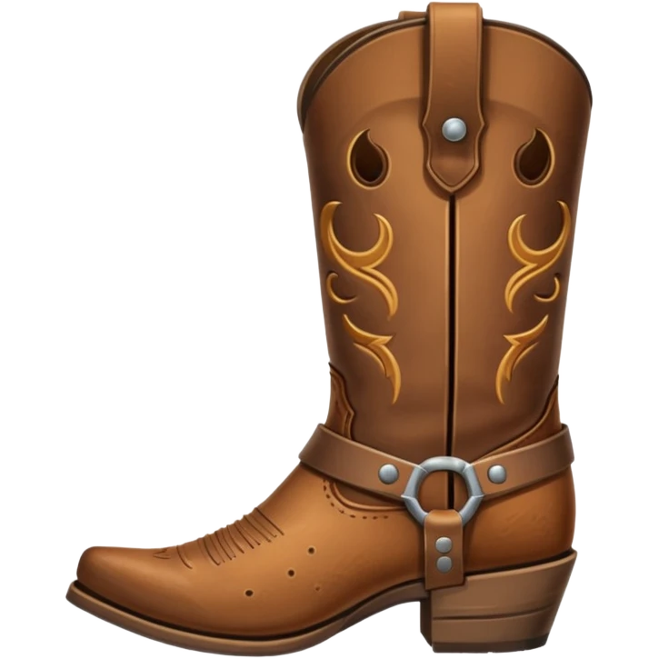 Cowboy boot emoji