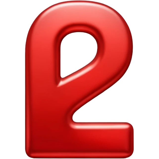 Red number "2" emoji
