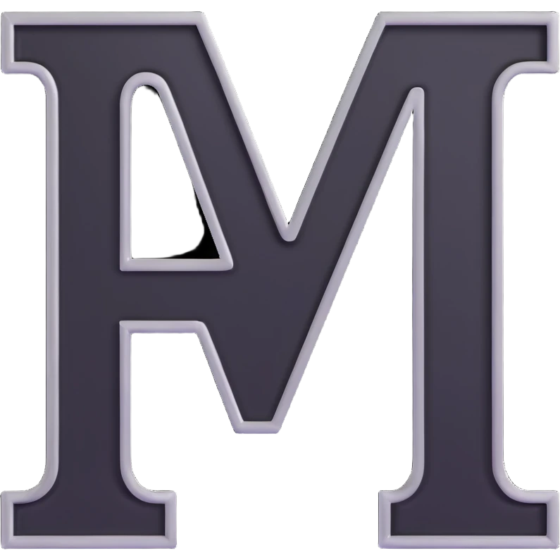 letters BLK in black western font with silver outline emoji