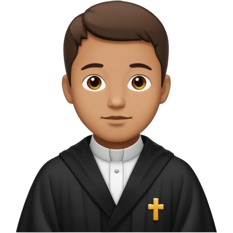 The priest who presides over the wedding emoji
