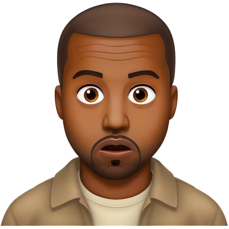 Kanye West with fart emoji