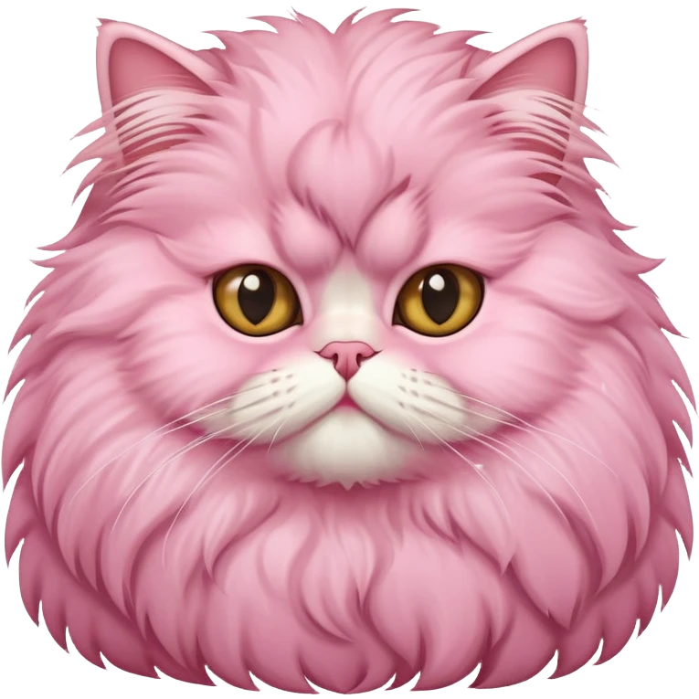 pink persian cat emoji