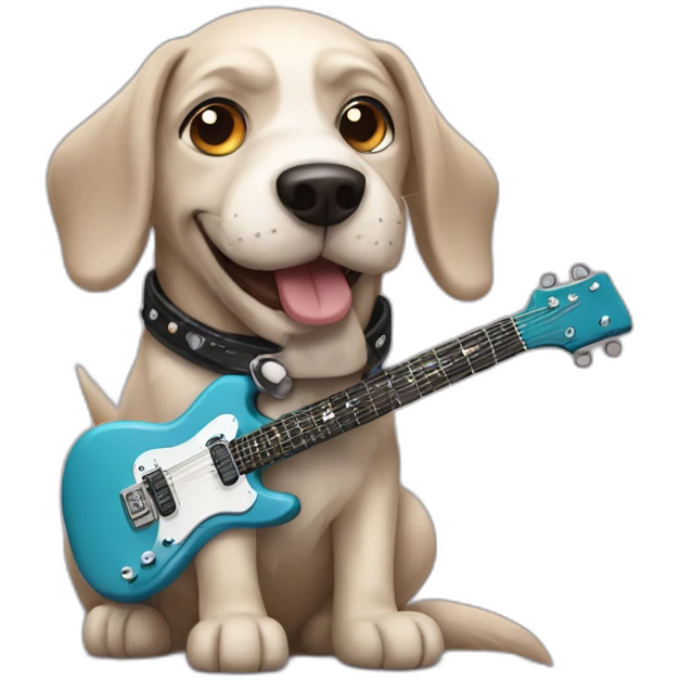 rock and roll dog emoji