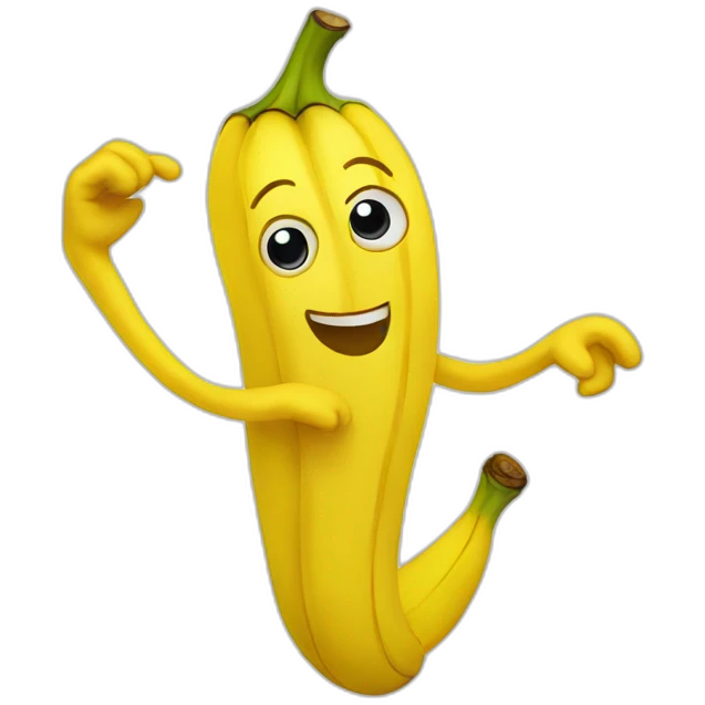 Dancing banana emoji