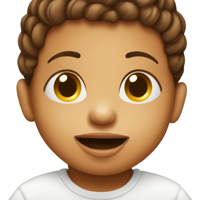 baby with coffee emoji