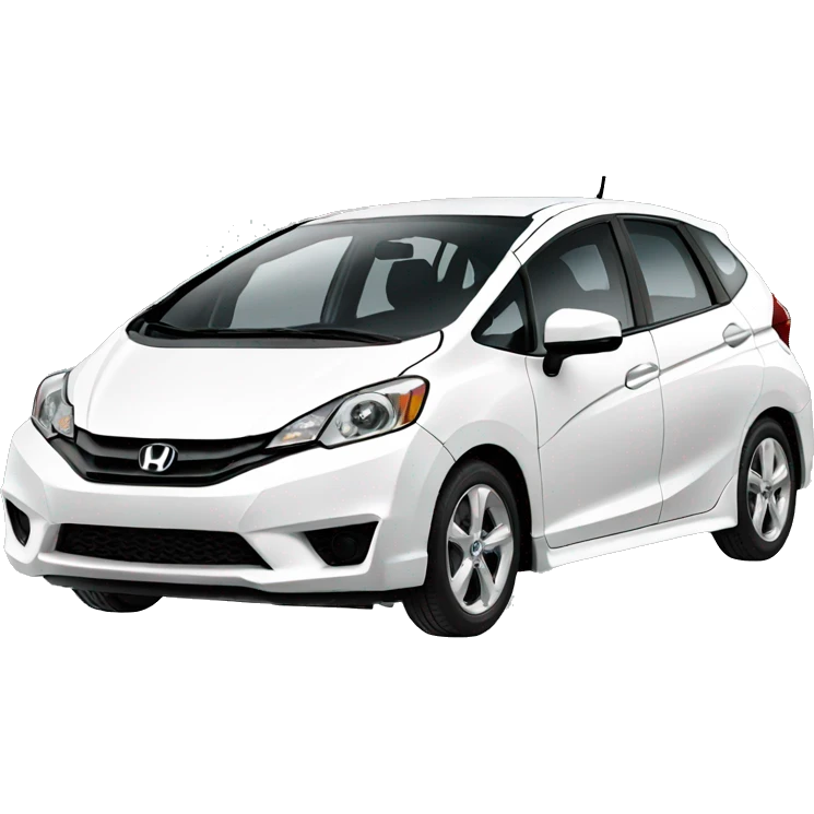 White honda fit emoji