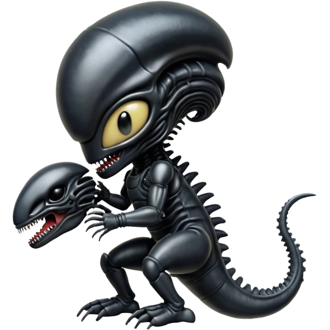 baby xenomorph from movie alien emoji