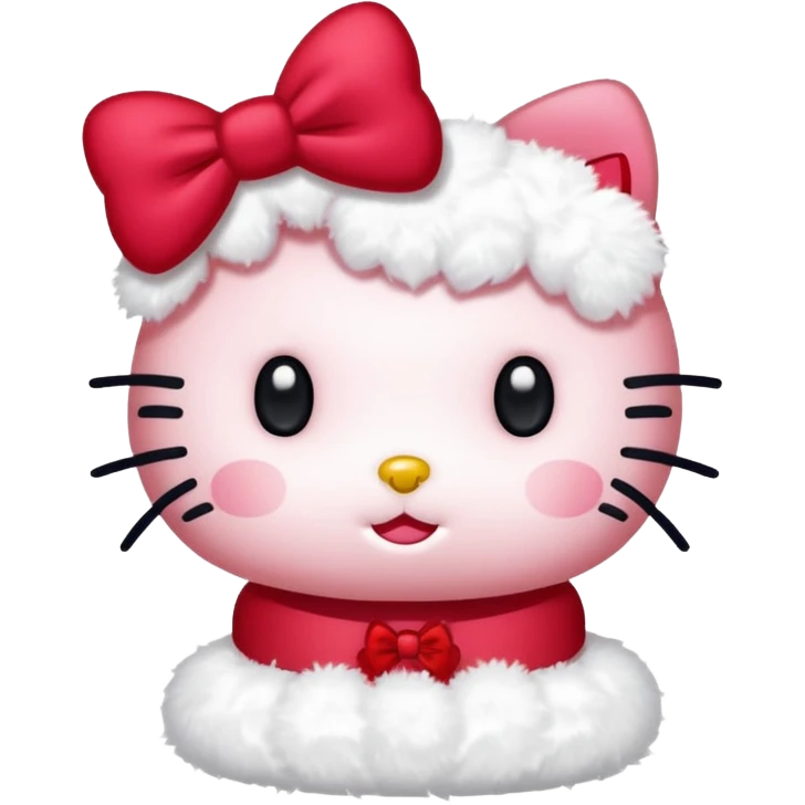 hello kitty snow emoji