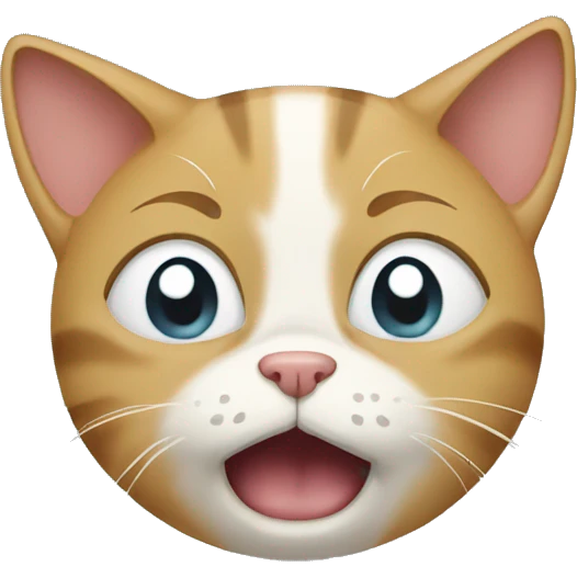 Cat crying emoji