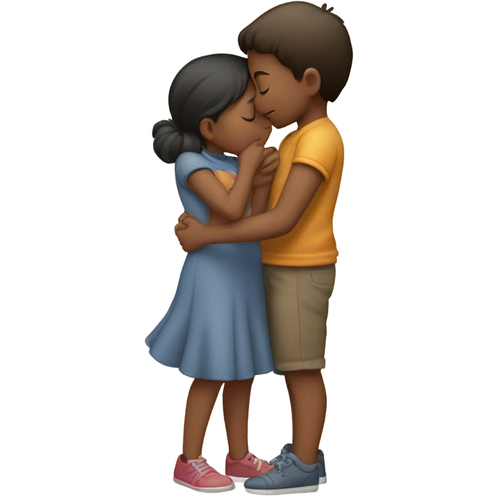 Boyfriend kissing girlfriend emoji