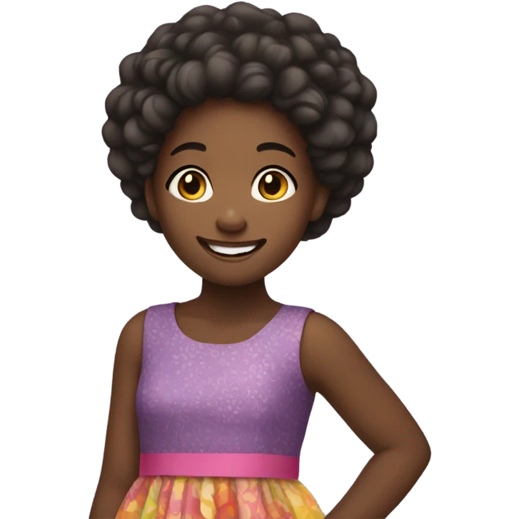 Black girl emoji