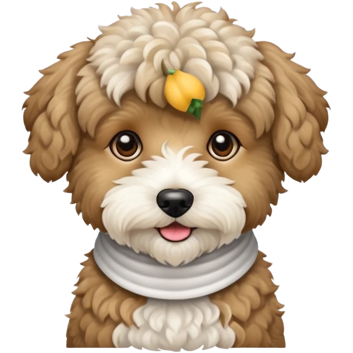 Schnoodle dog emoji