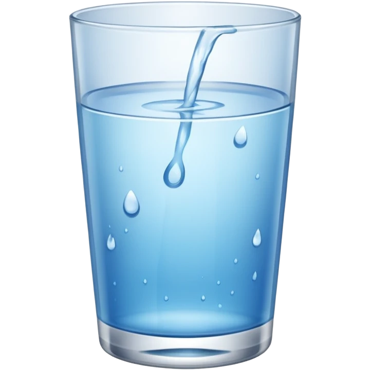 glass of water emoji