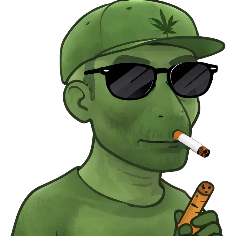 Me smoking blunts emoji