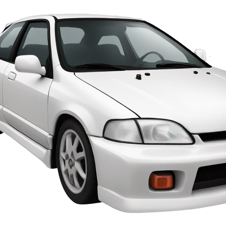 Honda Civic EG white hatchback emoji