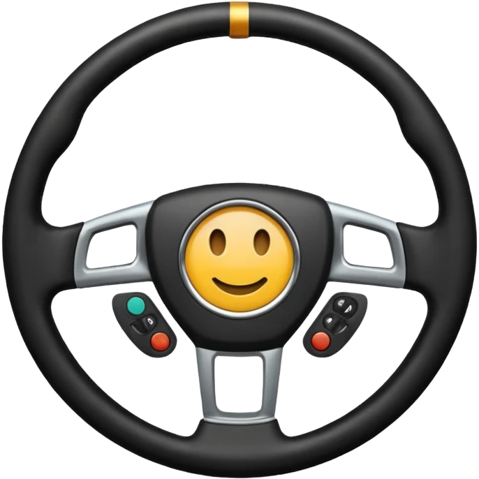 steering wheel emoji