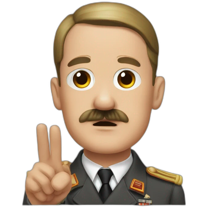 Hitler pointe du doigt emoji