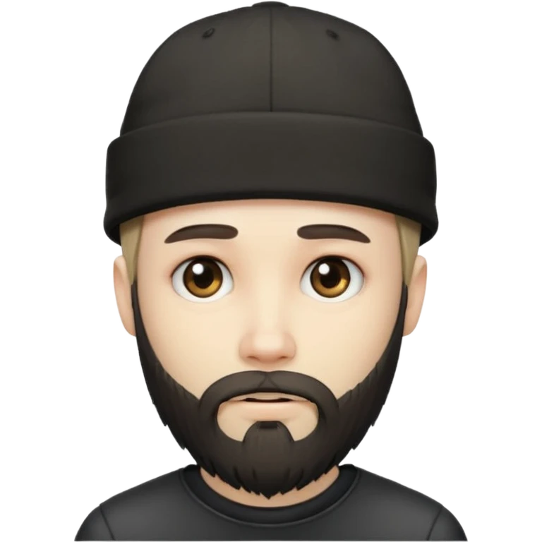 This emoji features an emo-style character with a beard and hat, capturing the emo aesthetic. emoji