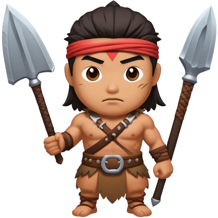 Barbarian Asian emoji