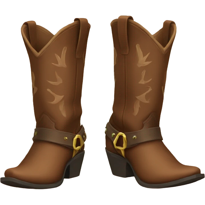 Cowboy boots emoji