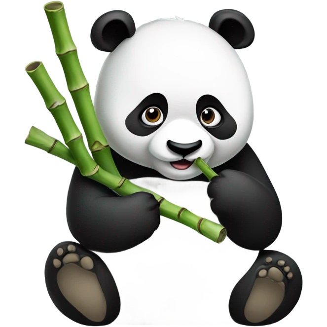Eating panda  emoji