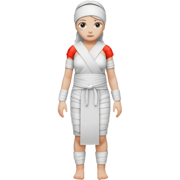 Ganze Frau mit Verband emoji