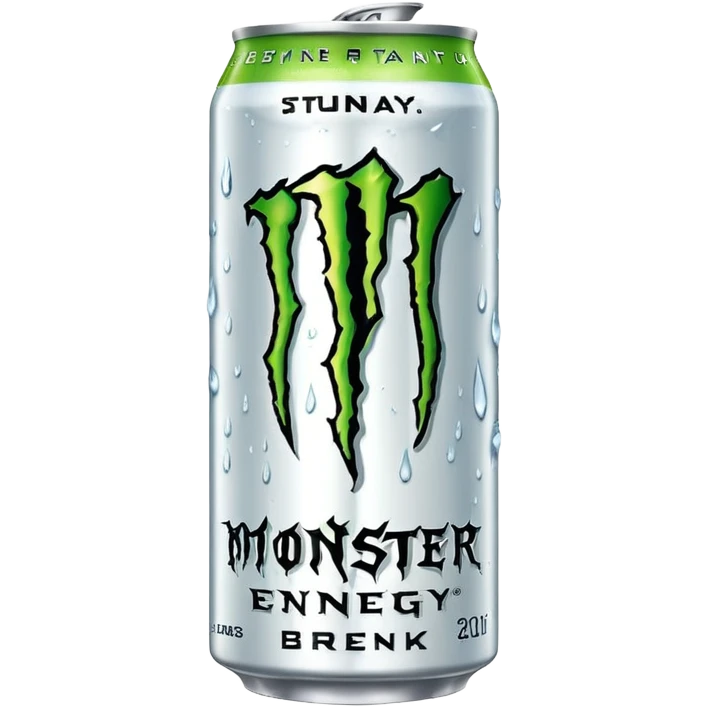  مشروبمونستر بيضاء emoji