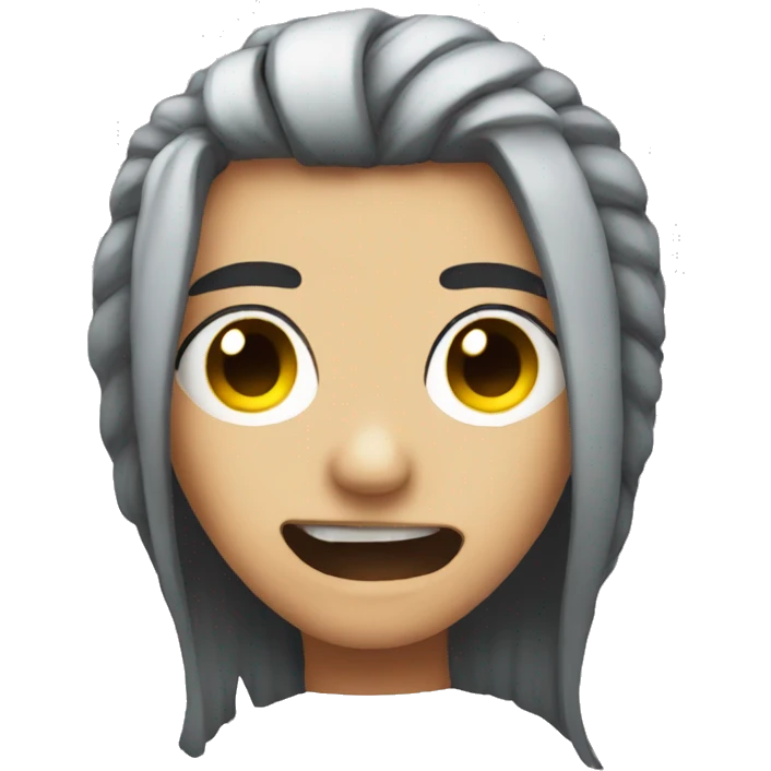 emo emoji with piercings emoji