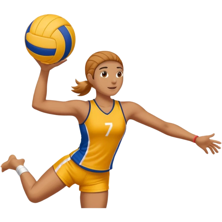 Setting a volleyball  emoji