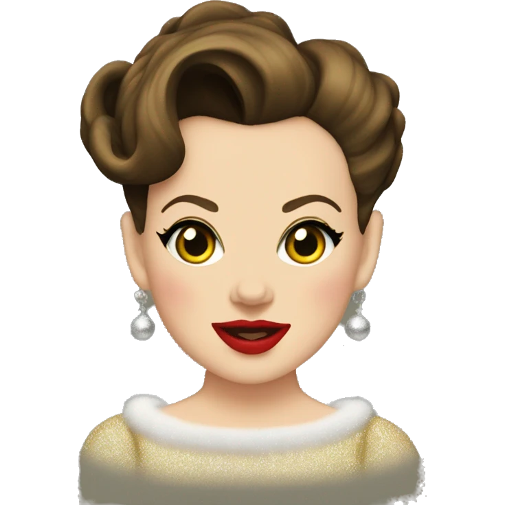Judy garland Christmas emoji