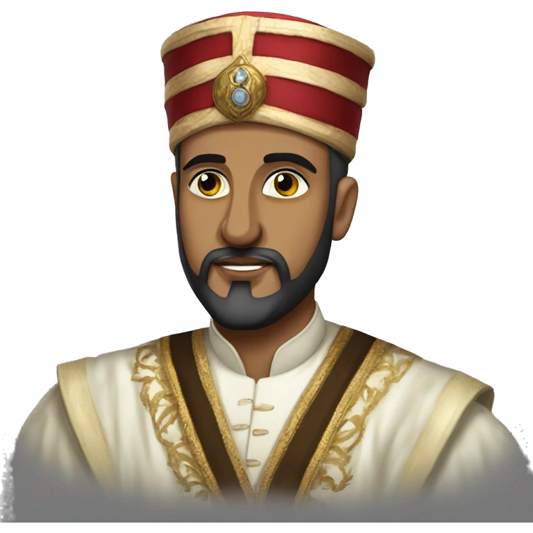 Suleiman the Magnificent in Ottoman clothing emoji
