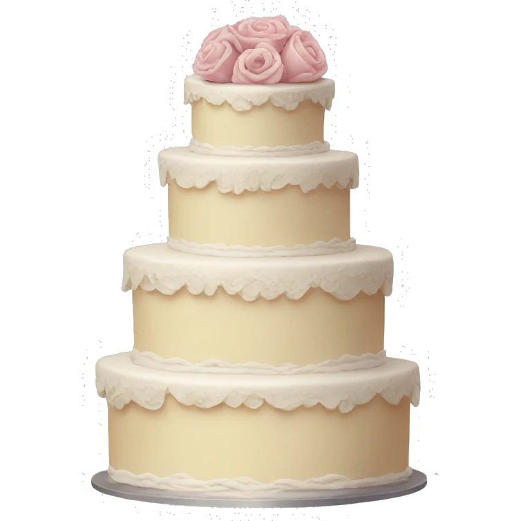 Wedding cake emoji