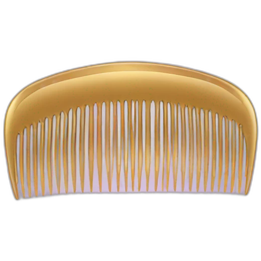 hair comb emoji