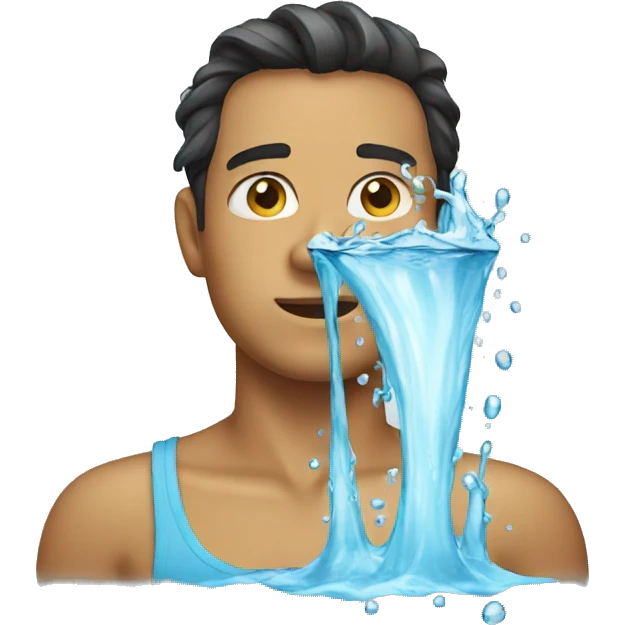 Face water emoji