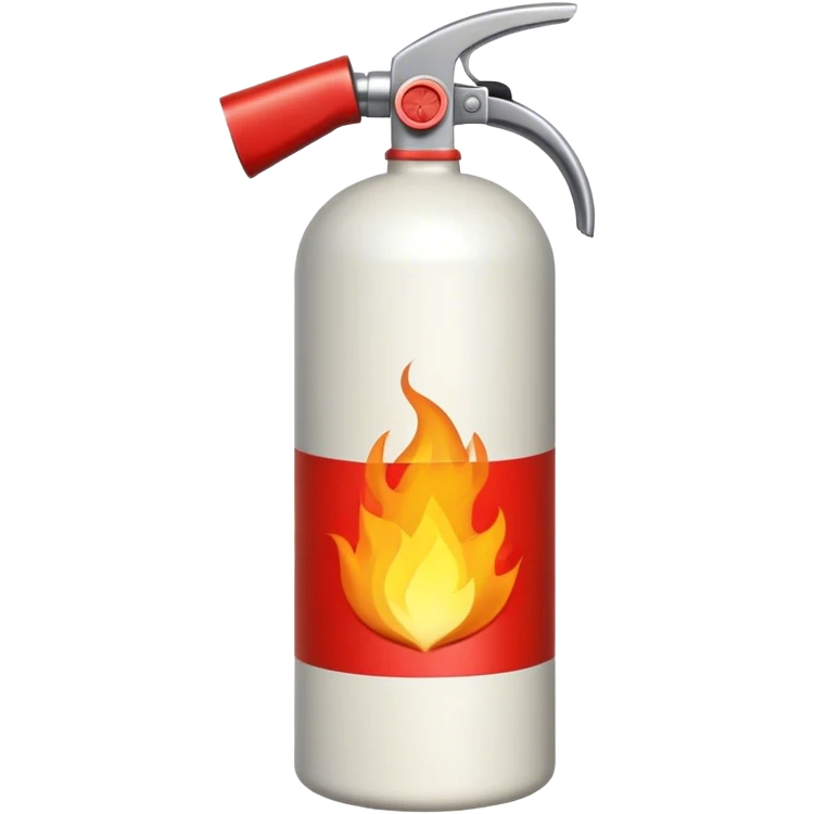 
fire extinguisher of meal emoji