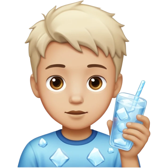İce and a boy emoji