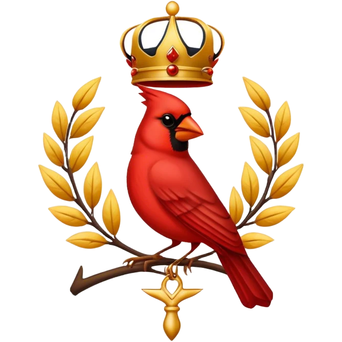 Cardinal's emblem emoji