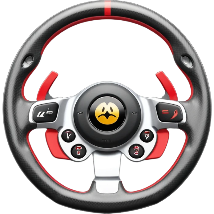F1 steering wheel emoji