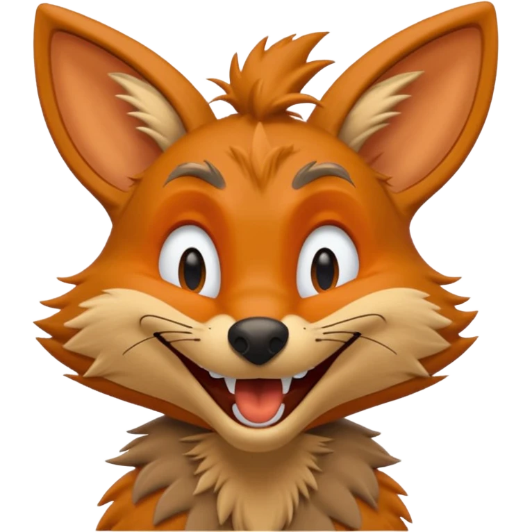 wile e coyote laughing emoji
