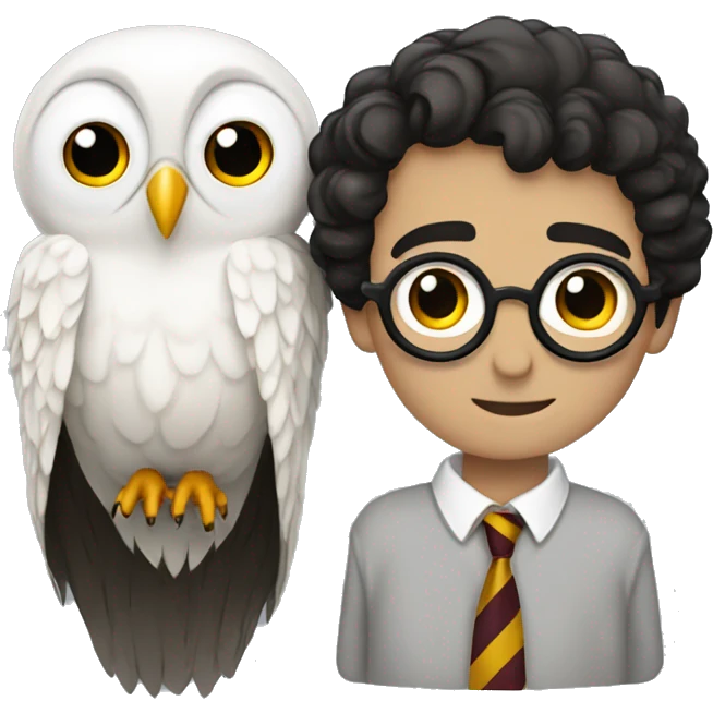 Harry potter und Hedwig emoji