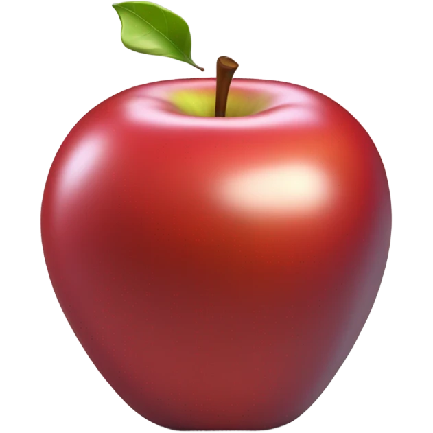 3d apple emoji