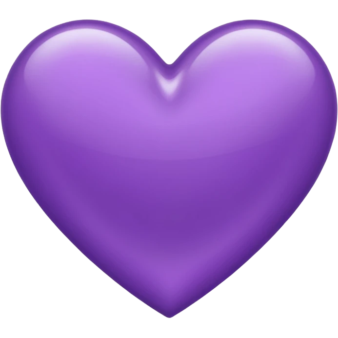 Coeur violet emoji
