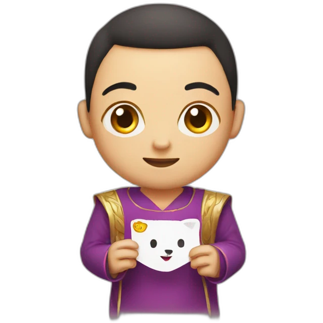 koshenya with a card emoji