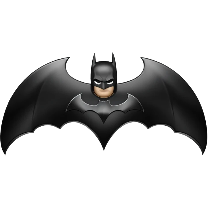 Batman logo emoji