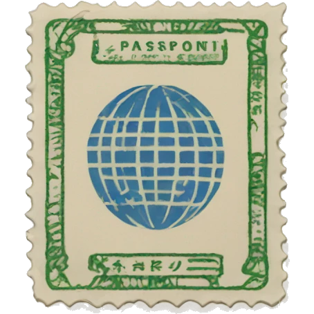 Passport stamp Japan emoji