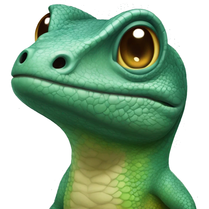 lagarto camaleão emoji
