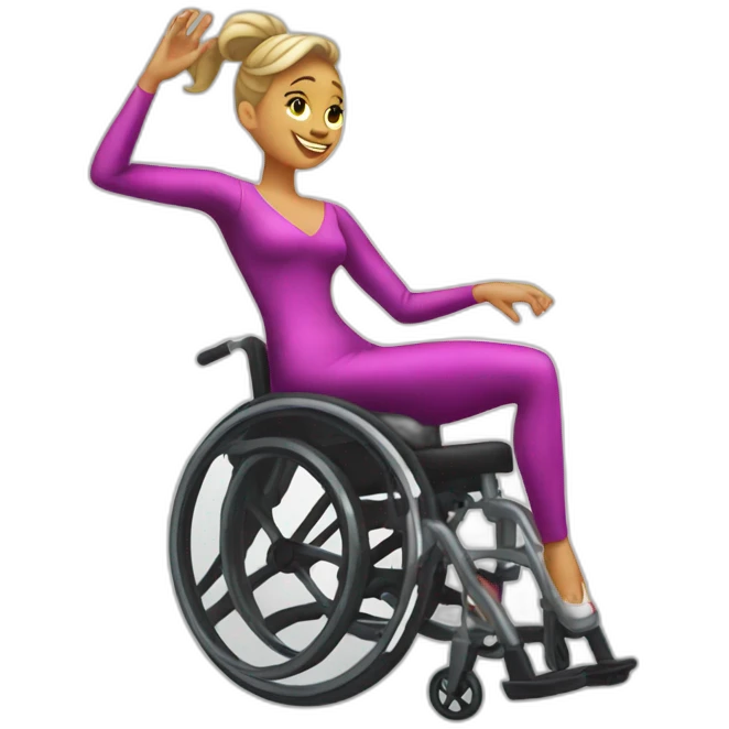 wheelchair dancer emoji