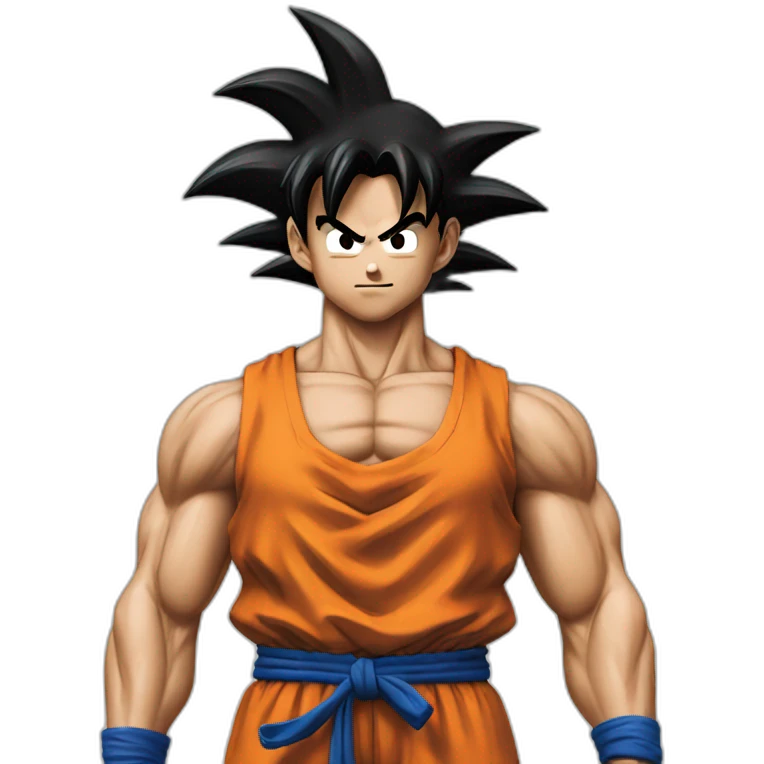 does goku clean nuts? emoji