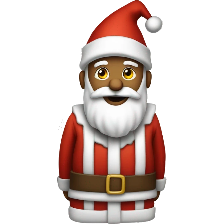 santa claus but with a miter instead of his hat emoji