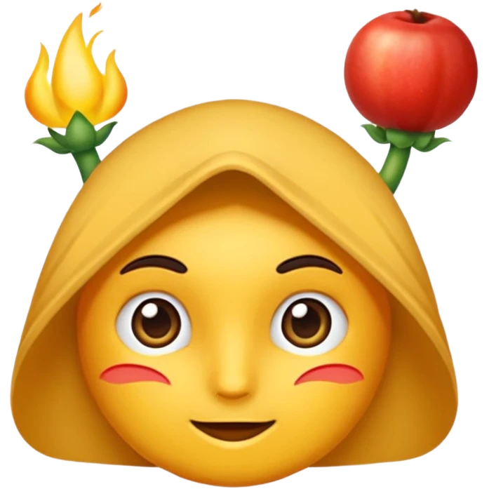 عروس دریایی به رنگ قرمز emoji